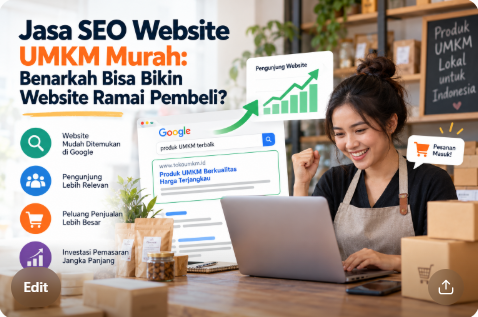 Jasa SEO Website UMKM Murah Benarkah Bisa Bikin Website Ramai Pembeli